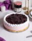 red cherry mousse cake