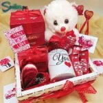valentine basket for her