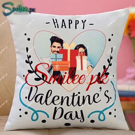 valentines picture cushion