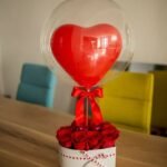 herat shape balloon box