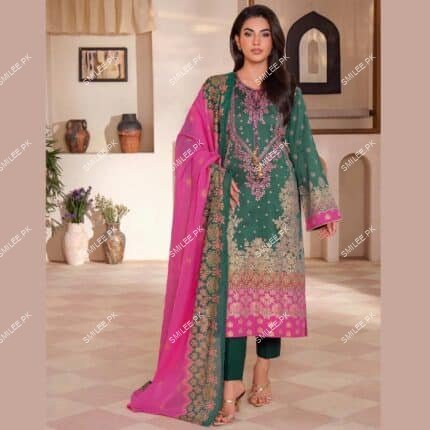 greenpink suit