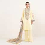 light yellow color suit