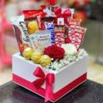 square chocolate box