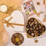 Dove grey heart (14pcs)