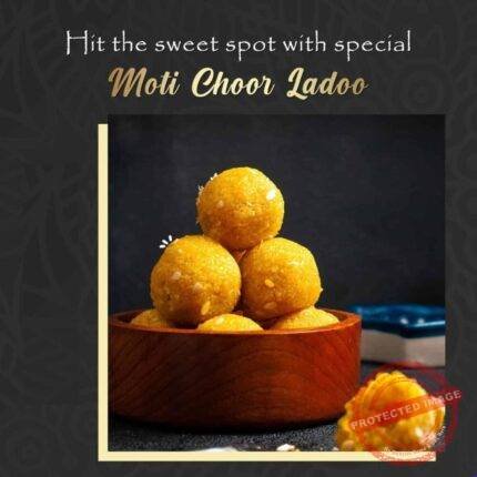 1 kg Moti Chor Ladu Rewaari Sweet | Smilee