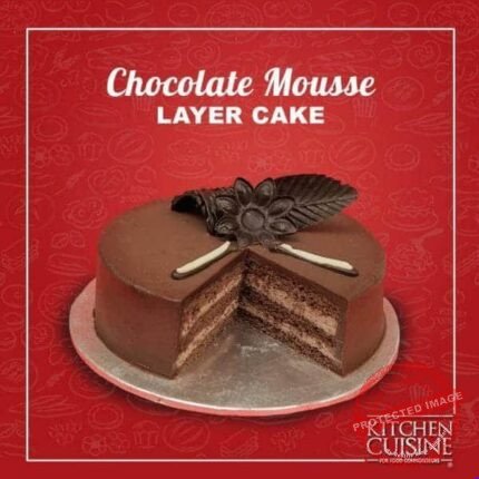 Chocolate Mousse Layer Cake | Smilee