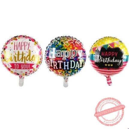 3 Birthday Foil Balloons by Balloons & Candles | Smilee