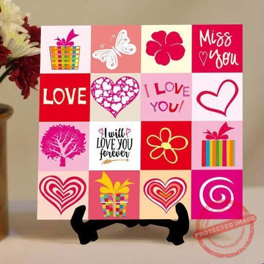 Creative Tile Gift personalised gift for Valentines Day Creative Tile Gift personalised gift for Valentines Day | Smilee