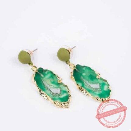 Abstract Leaf Earrings fashion gift by Ladies Jewelry | Smilee