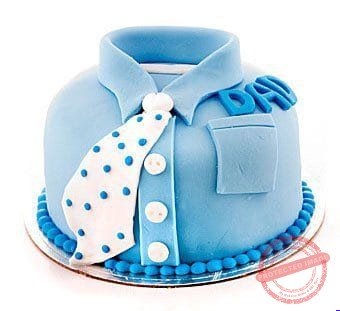 Blue Shirt cake for Fathers Day | Smilee