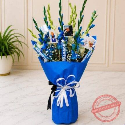 Blue Themed Bouquet in Lahore for Ramadan