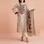 3 Piece Printed Embroidered Suit gift for Mothers Day | Smilee