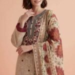 3 Piece Printed Embroidered Suit gift for Mothers Day | Smilee
