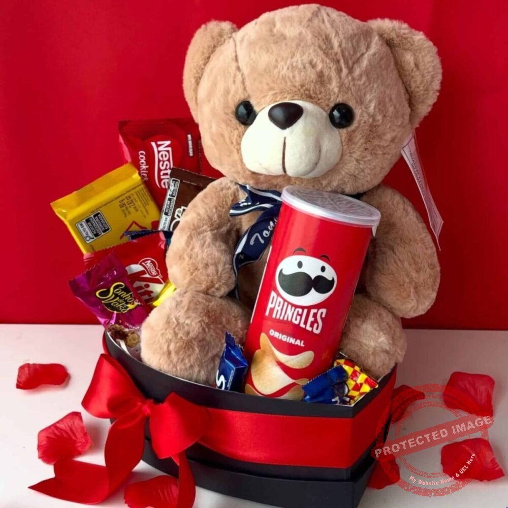 Teddy in Heart 2 gift for Wedding Teddy in Heart 2 gift for Wedding | Smilee