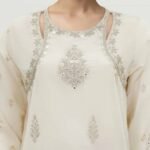 3 Piece Special Jacquard Suit (Stitched) gift for Eid | Smilee