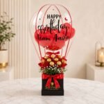 Floral Balloon Blue Theme | Smilee