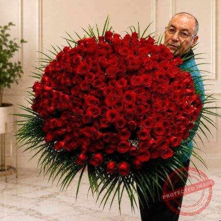 Extra Large Size Red Roses Bouquet in Lahore | Smilee