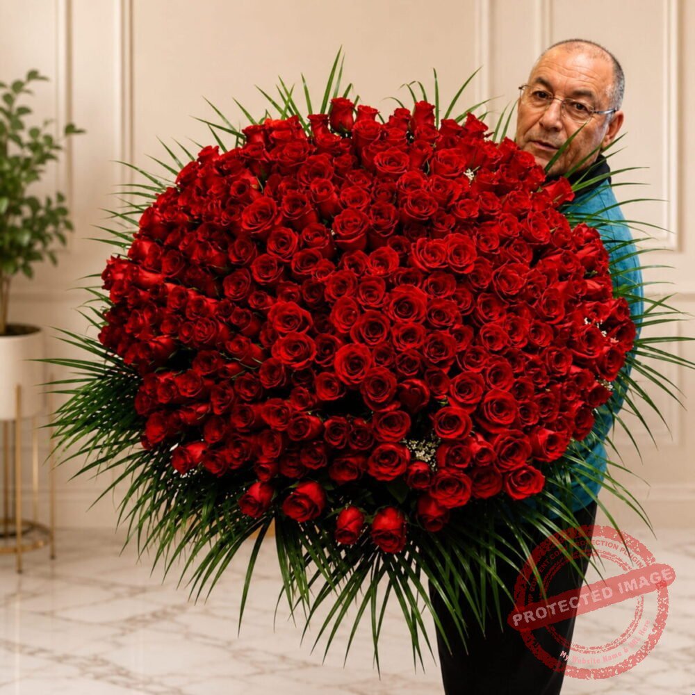Extra Large Size Red Roses Bouquet in Lahore Extra Large Size Red Roses Bouquet in Lahore | Smilee