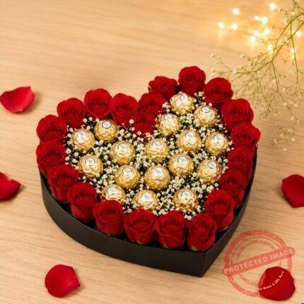 Heartful Delight chocolate gift for Wedding
