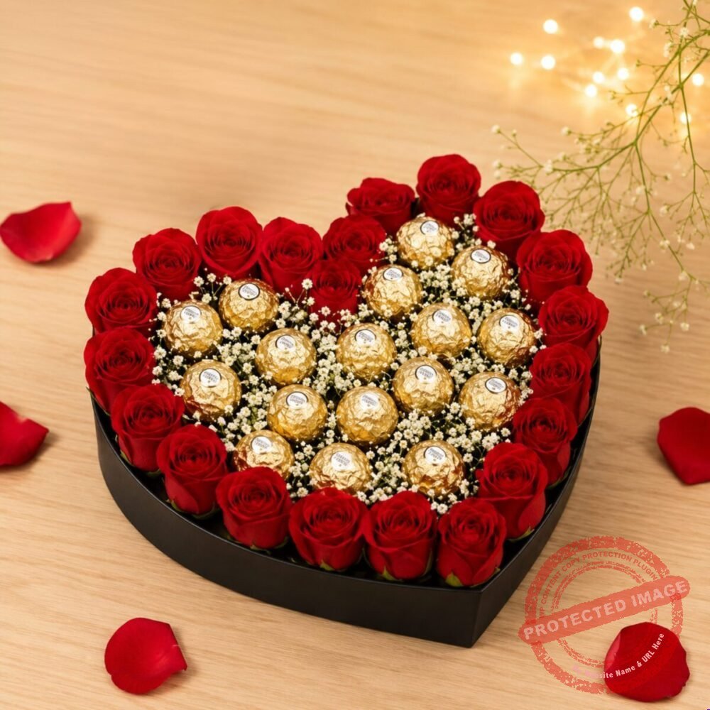 Heartful Delight chocolate gift for Wedding Heartful Delight chocolate gift for Wedding | Smilee