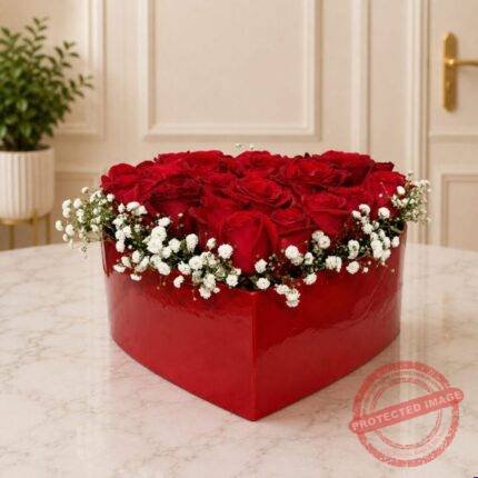 Affection flower arrangement in Lahore for Valentines Day | Smilee