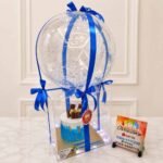Blue Themed Acrylic Cake Box - Anniversary Gifts | Smilee