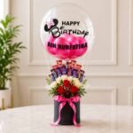 Chocolate Floral Balloon | Smilee