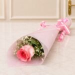 Pink Imported Single Rose | Smilee