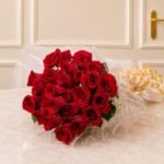 4 Dozen Red Roses Bouquet | Smilee