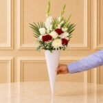 Cone of Love flower arrangement | Smilee