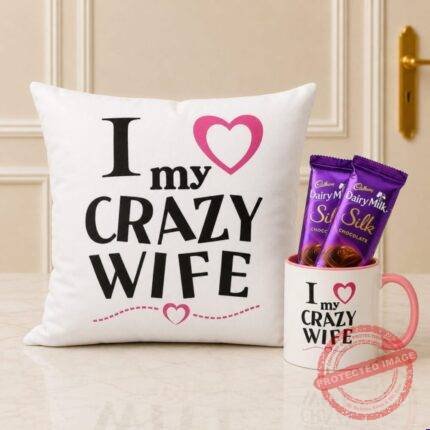 I Love My Crazy Wife Deal personalised gift for Valentines Day | Smilee