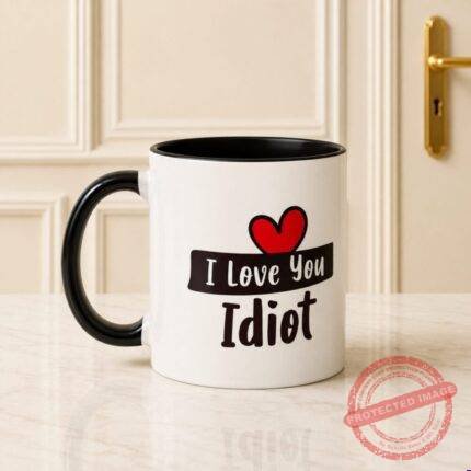 I Love You Idiot Mug gift for Valentines Day | Smilee