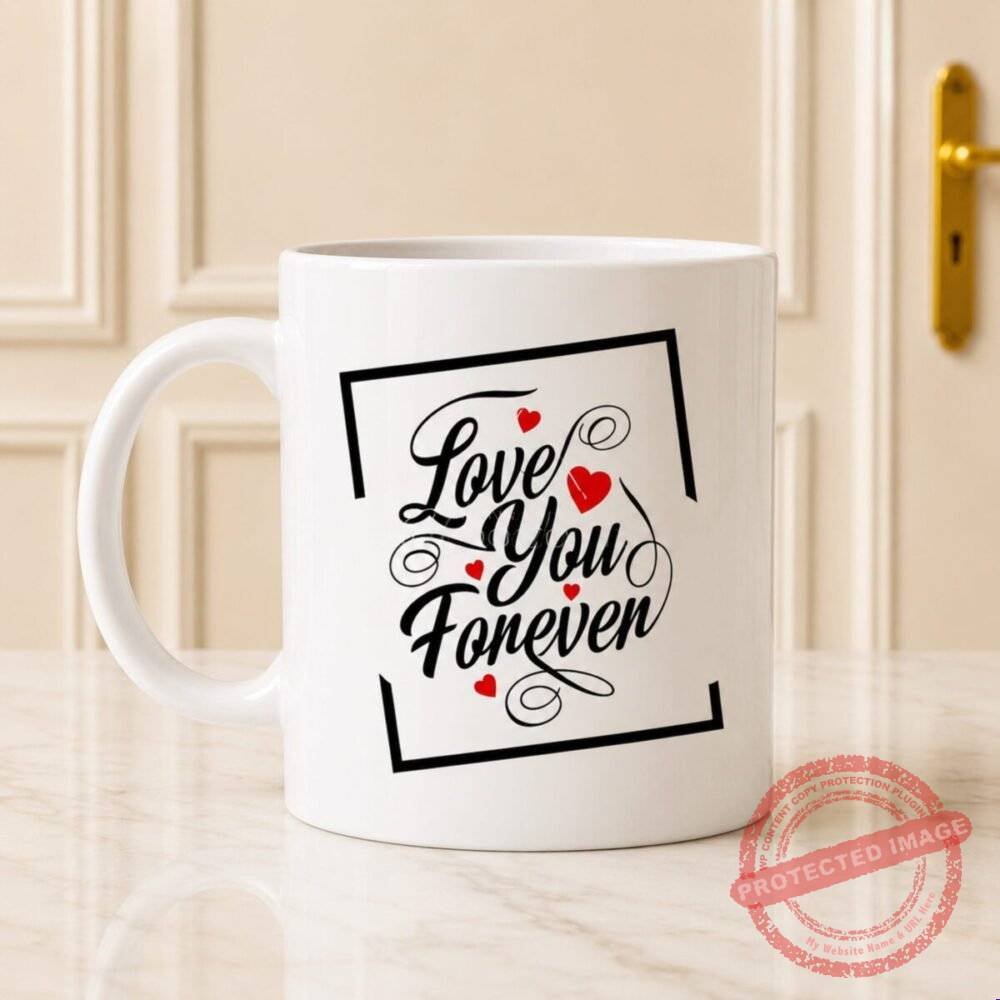 Love You Forever Mug gift by Mug Collection Love You Forever Mug gift by Mug Collection | Smilee