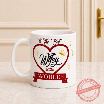 World Best Wife Mug gift for Anniversary