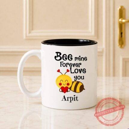 Be Mine Mug with Name gift by Mug Collection