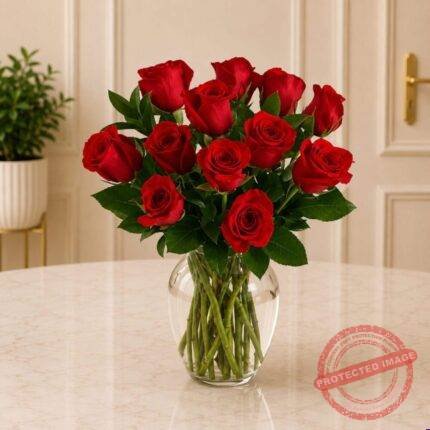 Cheery Love Feelings flower arrangement in Lahore for Valentines Day | Smilee