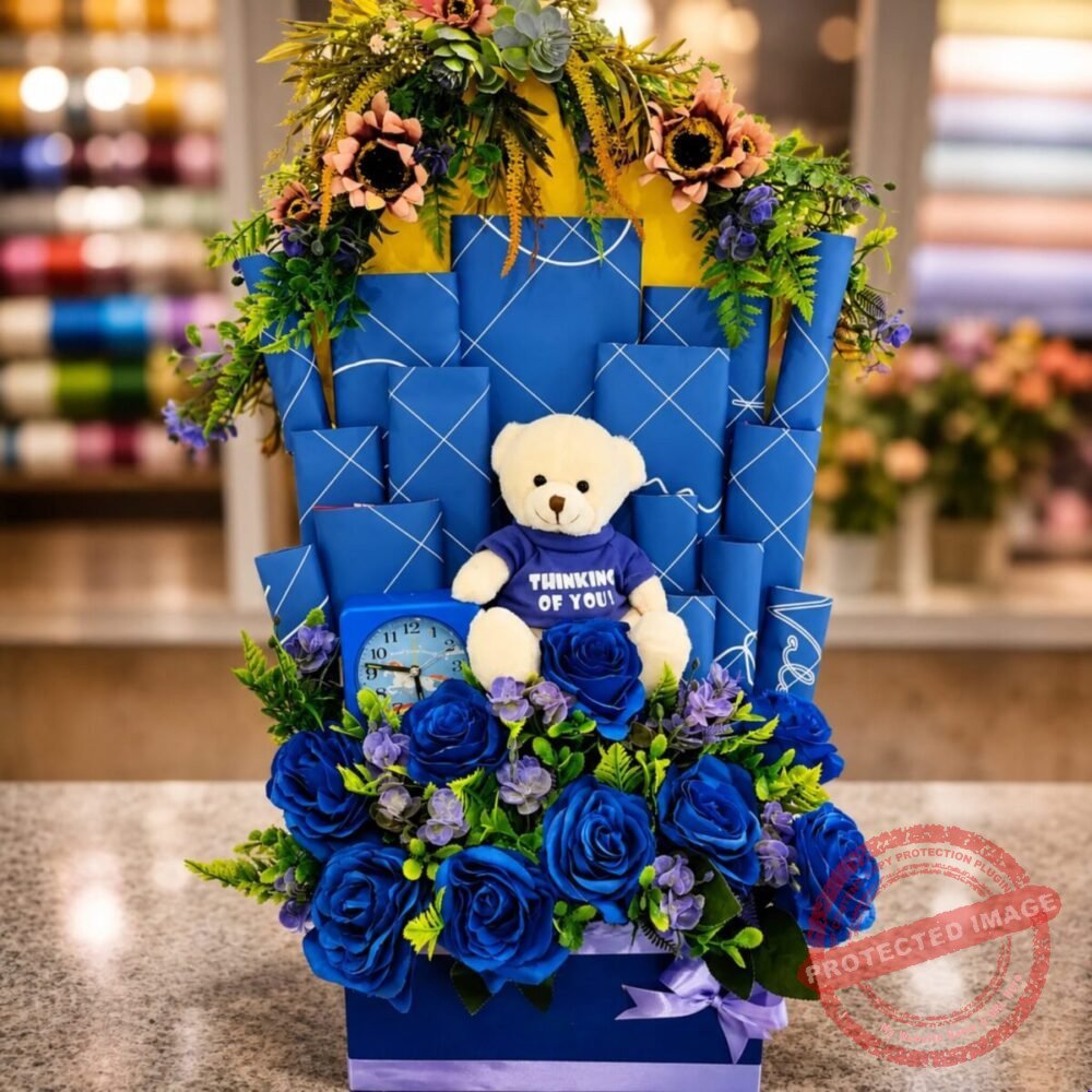 Blue Landscape Box chocolate gift for Wedding Blue Landscape Box chocolate gift for Wedding | Smilee