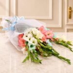 12 Stems Gladiolus Bouquet in Lahore | Smilee
