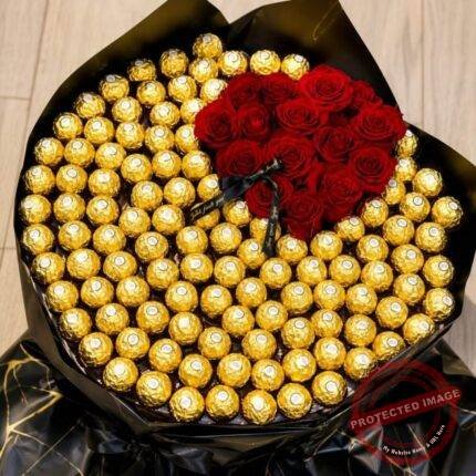 Large Ferrero Rocher Bouquet for Wedding | Smilee