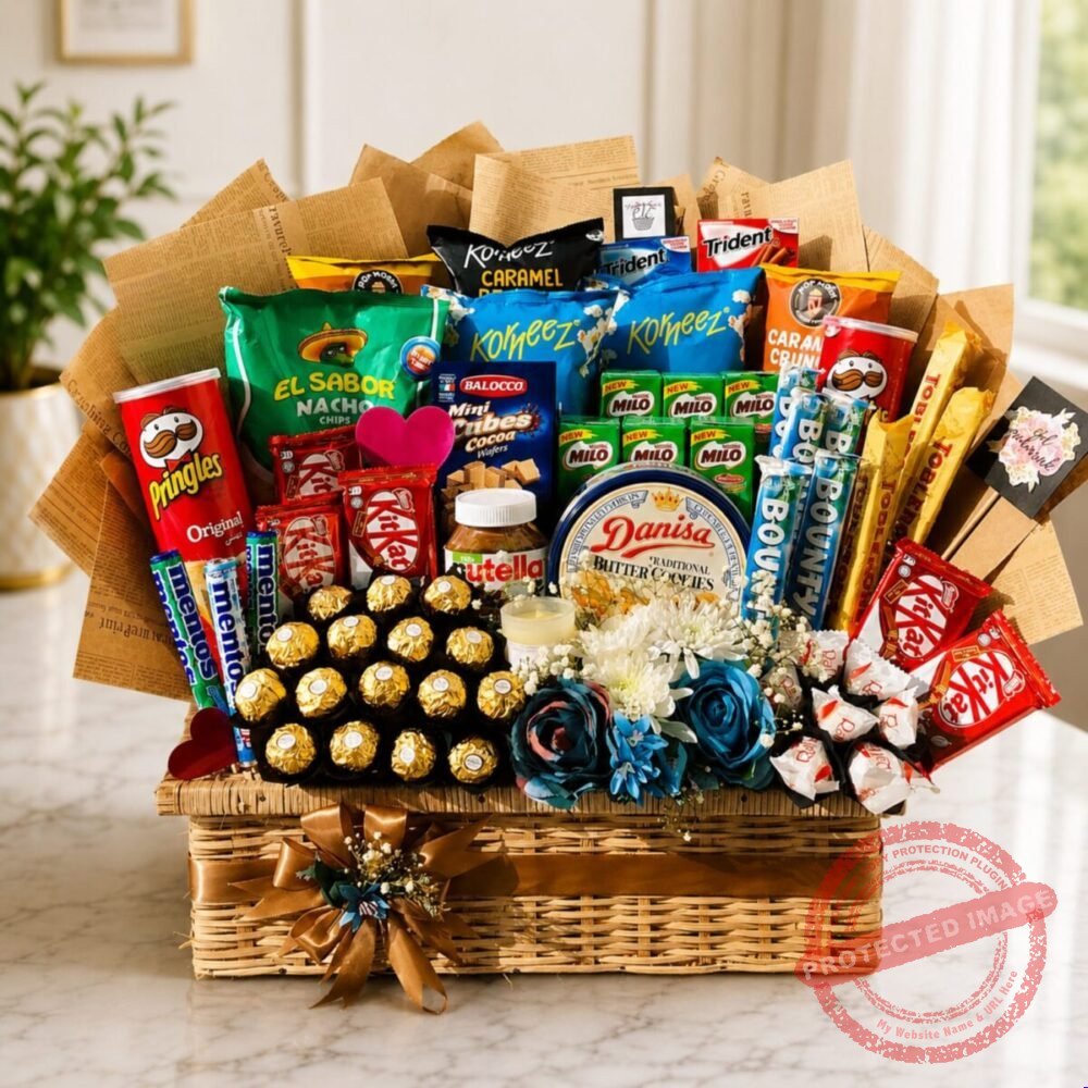 New Mix Chocolate Basket for Valentines Day New Mix Chocolate Basket for Valentines Day | Smilee