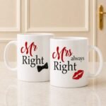 Mr and Mrs Right Mug gift for Valentines Day | Smilee