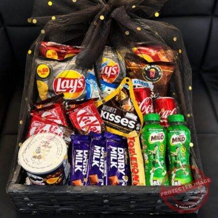 Celebration Basket chocolate gift for Valentines Day | Smilee