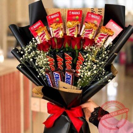 Rose Chocolate Bouquet for Valentines Day | Smilee