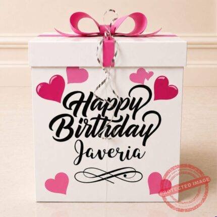 Explosion Balloon Box Combo personalised gift for Valentines Day