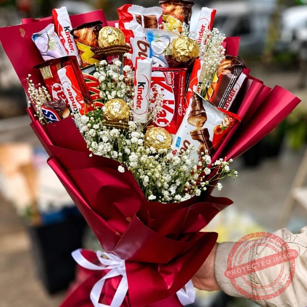 Delightful Chocolate Bouquet for Valentines Day Delightful Chocolate Bouquet for Valentines Day | Smilee
