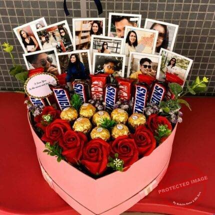 Heart Shape Picture Box - Anniversary Gifts | Smilee