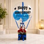 Floral Balloon Blue Theme | Smilee