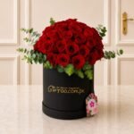 Red Lover Bloom flower arrangement in Lahore | Smilee