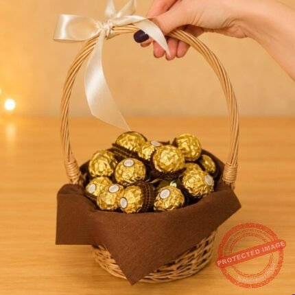 Ferrero Rocher Basket for Valentines Day | Smilee