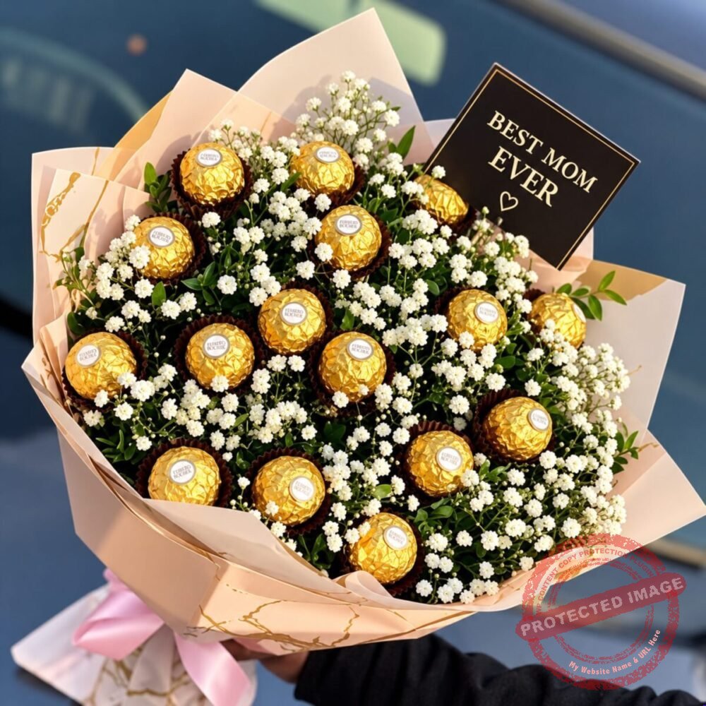 Pretty N Pink Chocolate Bouquet by Mother’s Day for Mothers Day Pretty N Pink Chocolate Bouquet by Mother’s Day for Mothers Day | Smilee